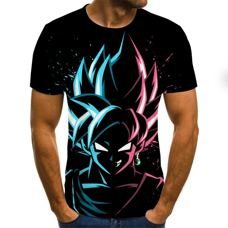 

Funny men's t-Shirt Anime Harajuku Tops 3D Graphic t-Shirt Round Neck Shirt Boys Apparel Plus Size Streetwear t-shirt men 3d