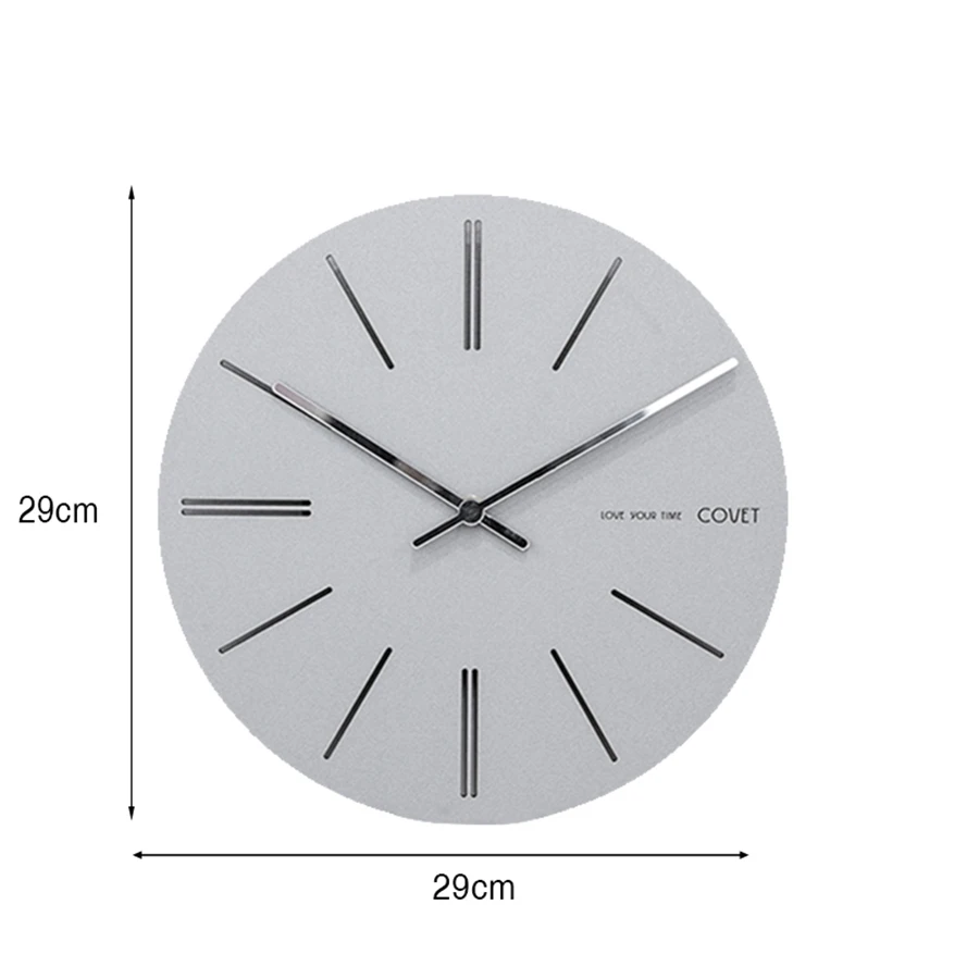 Классические винтажные круглые Настенные часы современные пластиковые с