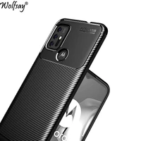 For Motorola Moto G20 Case Bumper Silicone Anti-knock Carbon Fiber Cover For Motorola Moto G20 Case For Motorola Moto G20 Cover