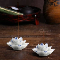 lotus incense holder incense burner ceramic incense plate chic incense sticks holder home incense stand use in office teahouse