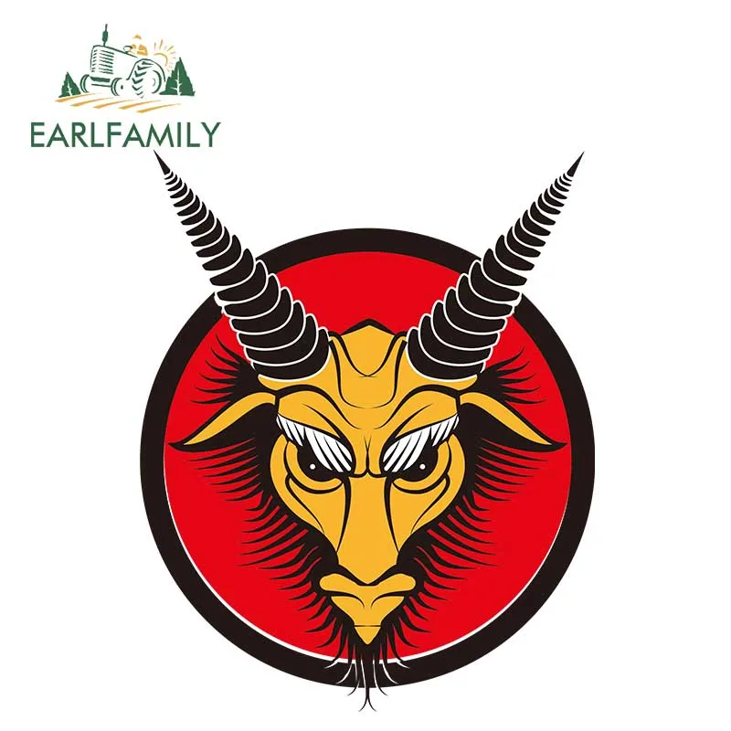 EARLFAMILY 13 см x 10 5 виниловые декоративные наклейки с изображением дьявола-козы