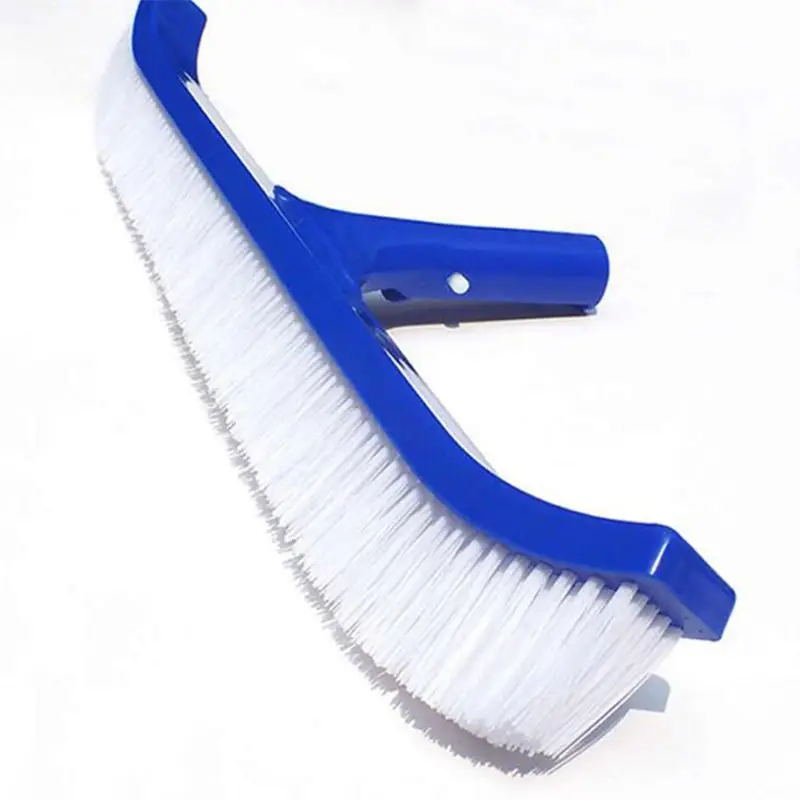 Широкие плоские щетки для чистки бассейна 18 дюймов пластиковые щетинки и зажимы