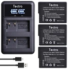 Запасная батарея для фотоаппарата Panasonic FZ1000 FZ200 FZ300 G5 G6 G7 GH2 BLC12, 3x1400 мАч