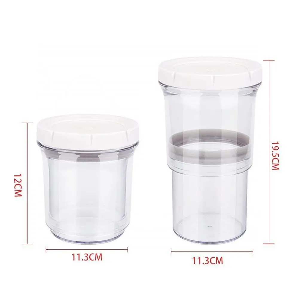 Вакуумный контейнер для хранения пищевых продуктов чашка с крышками герметичная