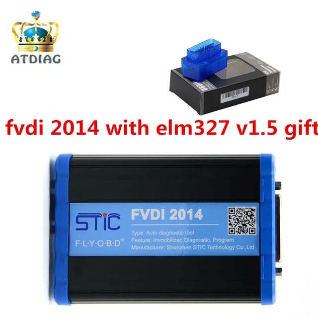 Лучший SVCI- FVDI OBD2 ключевой программист все функции VVDI2 V2015 V2014 FVDI J2534 без ограничений Fvdi abrites commander - Цвет: FVDI-2014