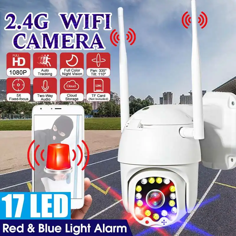 1080P PTZ IP камера Wifi наружная скоростная купольная беспроводная Wifi Камера Безопасности Автоматическое отслеживание цифровой зум 5MP CCTV наблюдения