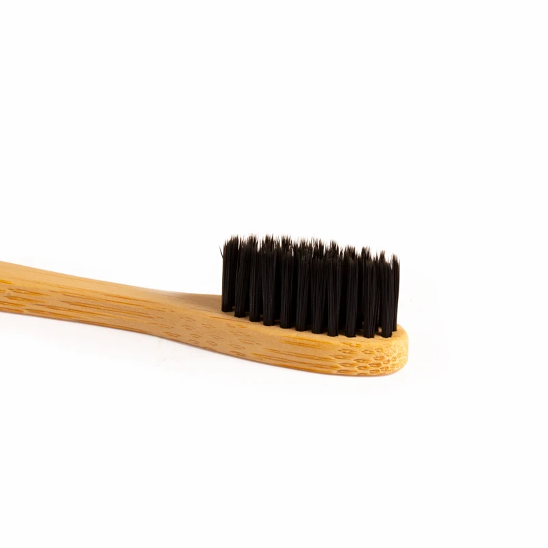 Бамбуковый уголь деревянная ручка зубчатые одноразовые туалетные