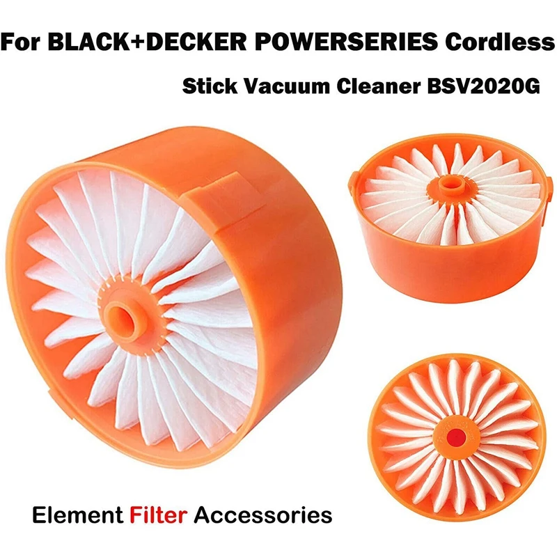 

BSV2020 Filter Compatible for Black+Decker BSV2020G and BSV2020P Powerseries Extreme Cordless Stick Vacuum, 9 Pack