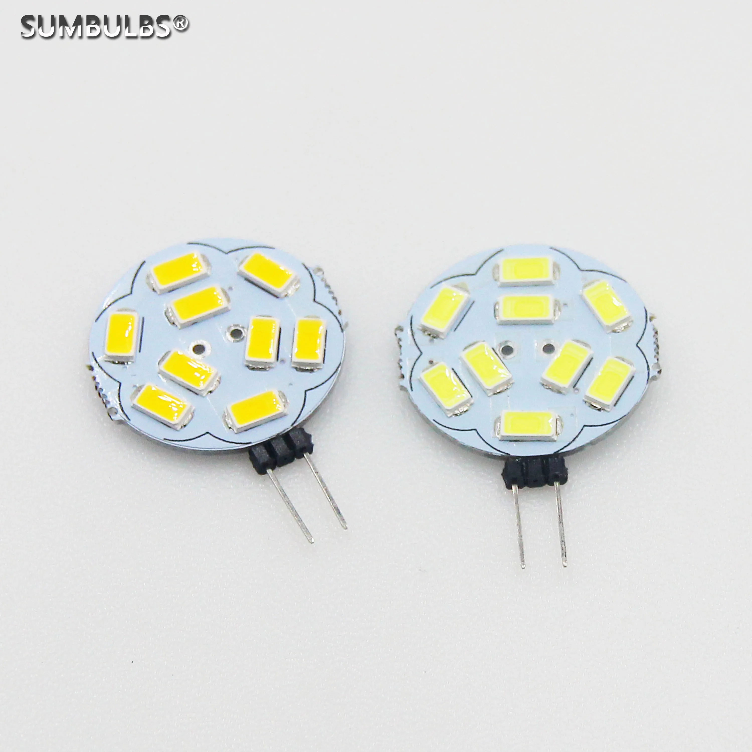 2pcs/Lot G4 LED Bulb Replace Halogen Lamp Light DC 12V Input 5730 SMD 1.8W Socket Warm Cold White | Освещение