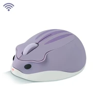 2 4g mute wireless optical mouse cute hamster cartoon design computer mice ergonomic mini 3d gaming office mouse for kids gift