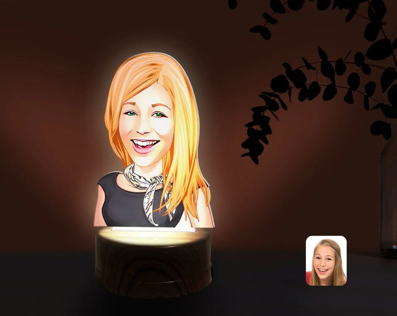

Personalized Women 'S Caricature Of DECORATIVE 3D TRINKET LED Illuminated Night Lambası-75 Reliable Modern Simple Gift Special Design quality