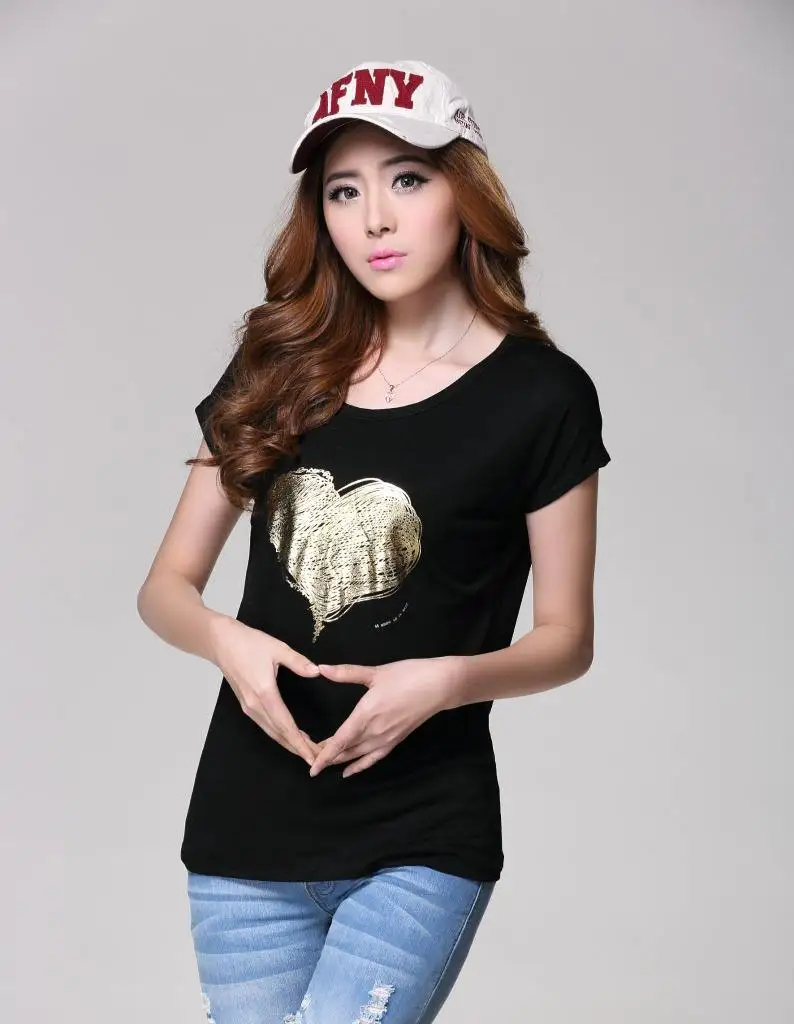 

Fashion Logo Printing T Shirts beige Women's Short Sleeve Fashion 100% cotton Female T-Shirts
