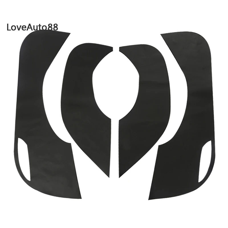 4 шт. автомобильный Стайлинг кожаный защитный коврик для двери анти ударный