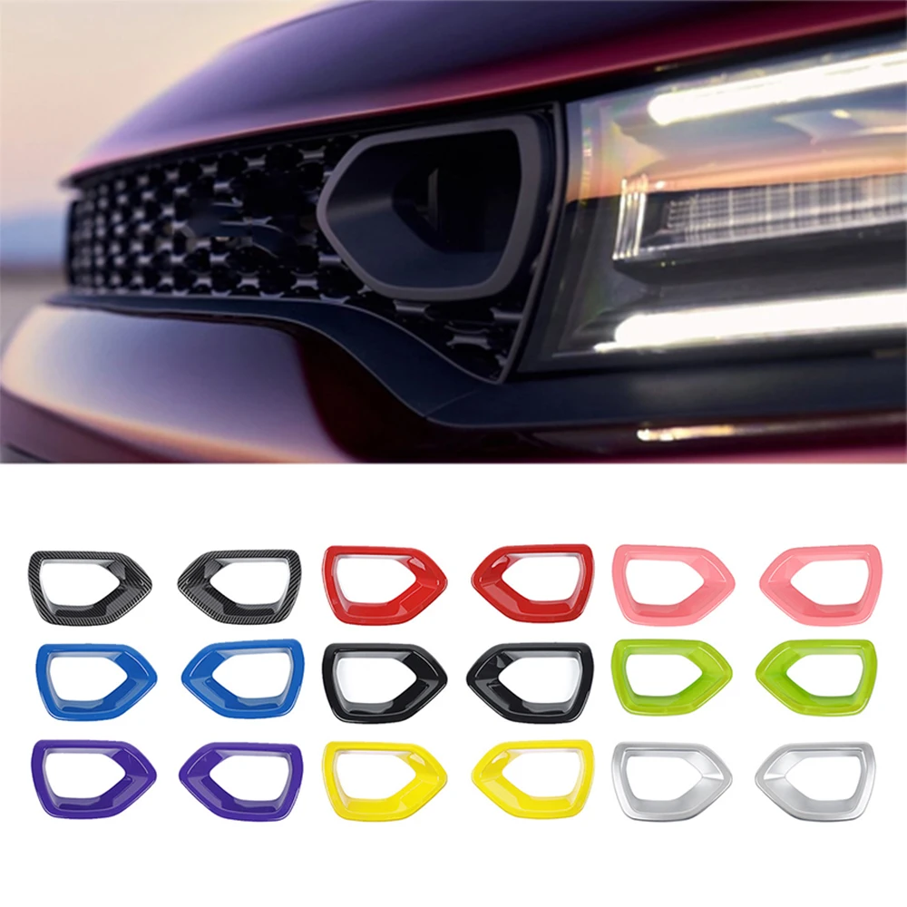 

Fit for Dodge Charger 2015-2021 ABS Front Bumper Center Grill Grille Cover Decoration Trim Exterior Car Accessories