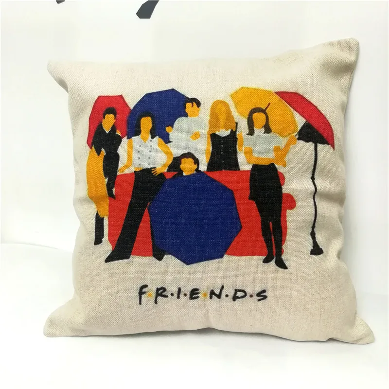 Новый молнии подушки 17x17 дюймов для друзей ТВ зонтик сцены Хэллоуин косплейная