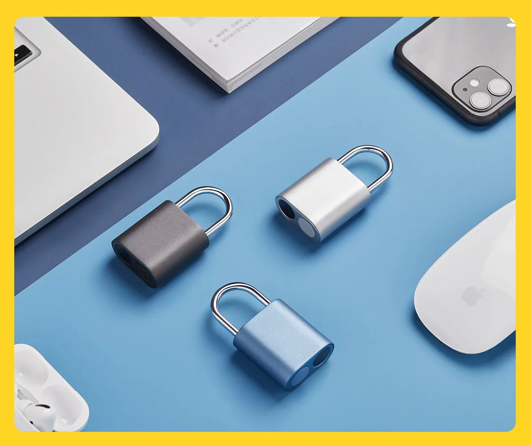 Навесной замок XIAOMI водонепроницаемый с защитой от кражи степень защиты IPX7