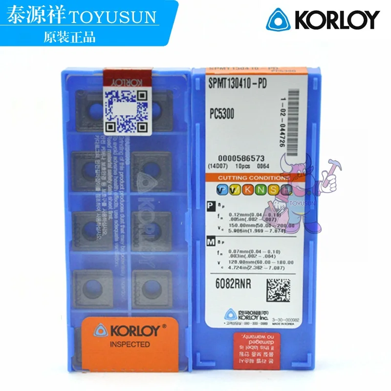 KORLOY CNC insert   SPMT130410PD PC5300