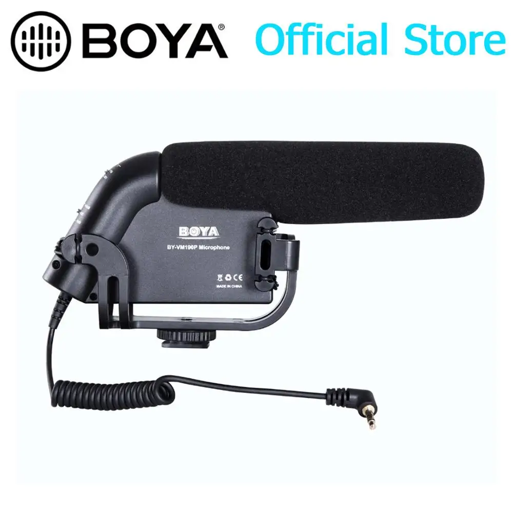 BOYA Electronic 2016 Новый черный BY VM190P камера конной дробовик микрофон для цифровых