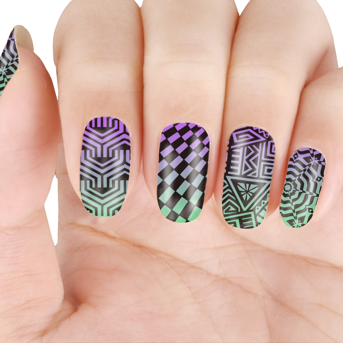 

BeautyBigBang Геометрическая круглая геометрический узор DIY Nail Stamping маникюрный шаблон Nail Art Image Plates Tools Nail Art