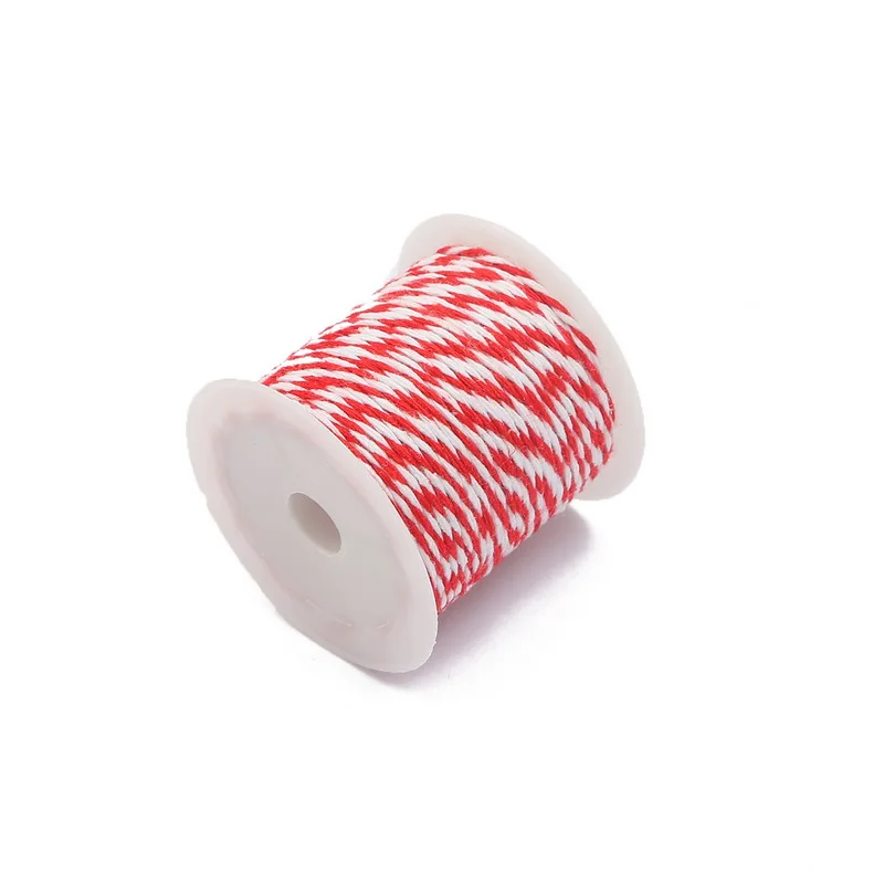 Хлопковые шнуры двухцветная нить для шитья 10 м/рулон украшения свадьбы сделай