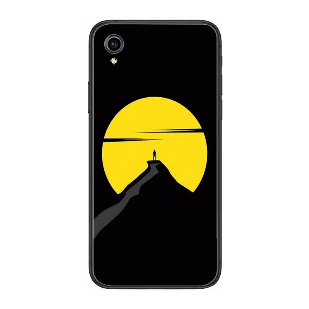 

Moon Shockproof Style Phone Cases cover For VIVO X50 30 Y97 91 93 85 83 81 79 73 V 17 15 9 S7 U3X black Covers