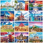 Набор для алмазной живописи сделай сам, квадратный пейзаж