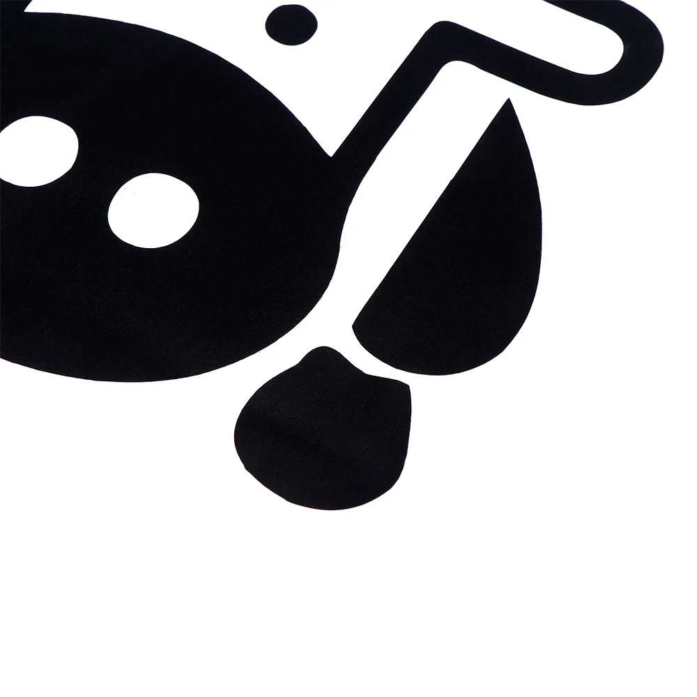 Настенная Наклейка из ПВХ для снятия черной коровьей комнаты спальни