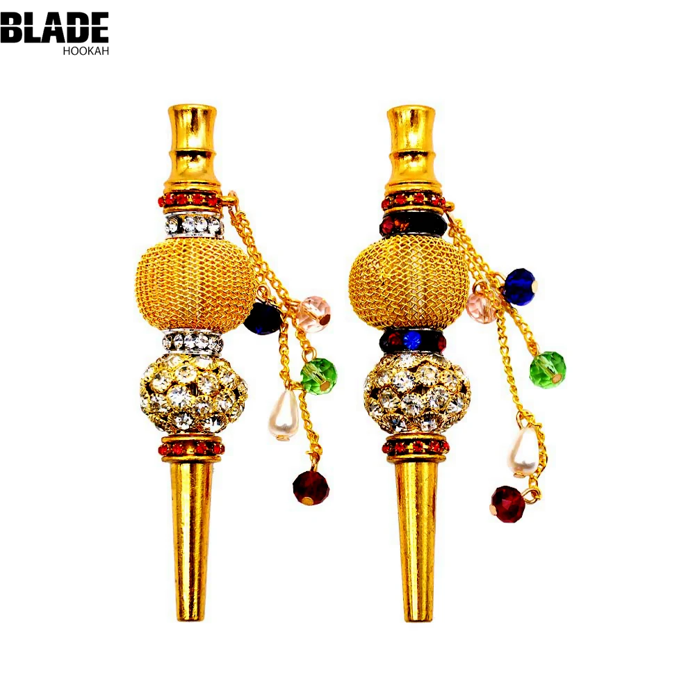 Лезвие для кальяна ручной работы ювелирные изделия с инкрустацией мундштук