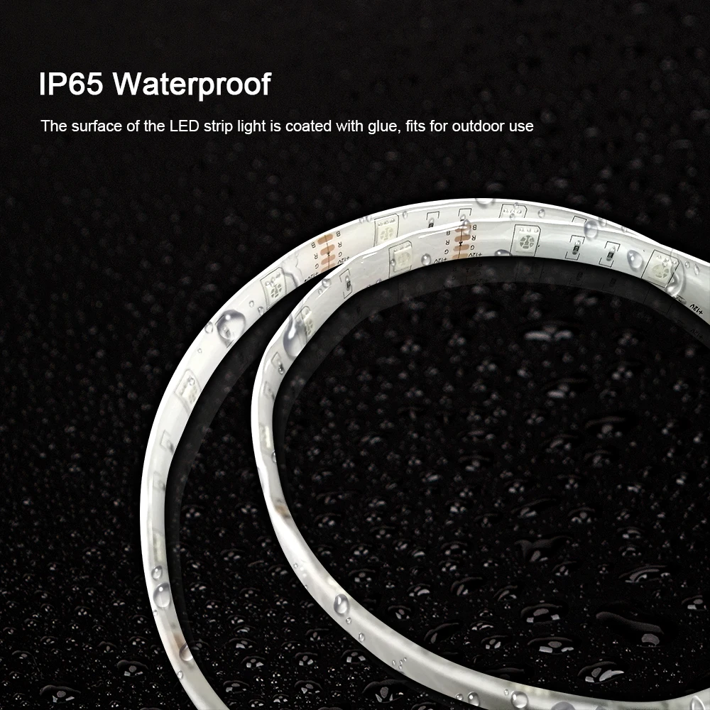 5 м 10 светодиодный светильник RGB 5050 гибкая лента Fita rgb диод DC 12 В WiFi приложение