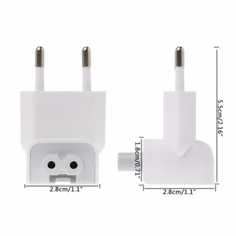 США в ЕС Подключите зарядное устройство конвертер адаптер для Apple MacBook Pro/Air/iPad/iPhone AC адаптеры портативный для Европы путешествия AA
