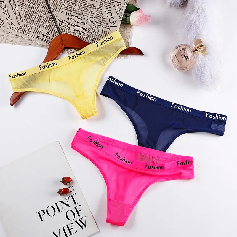 Женские сексуальные модные трусики сетчатые прозрачные ажурное дышащее нижнее