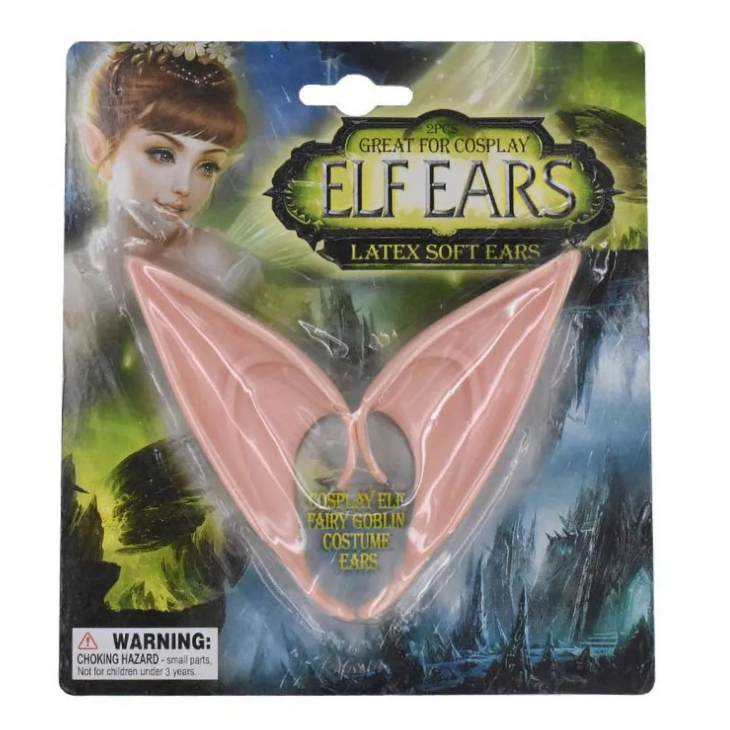 2 цвета искусственные протезированные уши Elf Ears для взрослых и детей реквизит