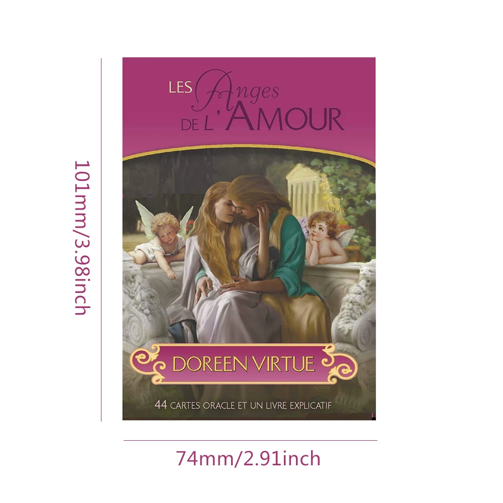 

44pcs The Romance Angel Oracle Cards by Doreen Virtue Tarot Card Board Card Game Full English Version