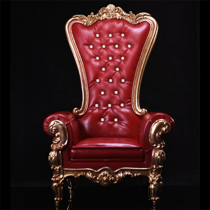 Hot Figure Accessory Furniture 1:6 Scale European Queen Sofa Chair Model W Crystal Sofa Model Toys
