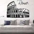 Самоклеящаяся виниловая наклейка на стену с изображением итальянского римского города