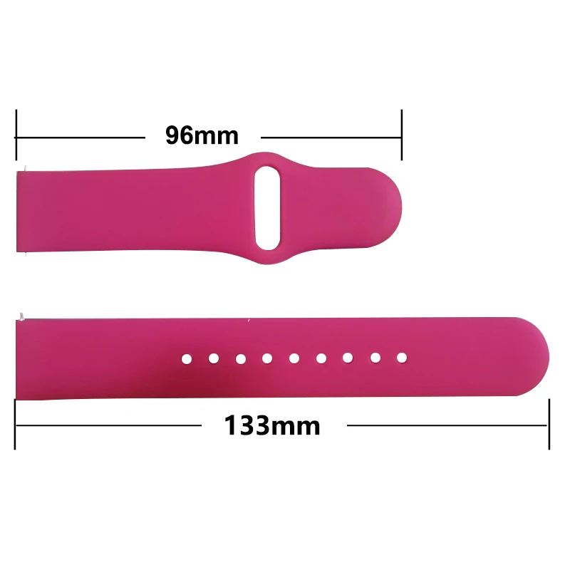20mm/22mm Watch band For Amazfit GTS/2/2e/GTS2 Mini/GTR 3/Pro/47mm/GTR2/2e/stratos 2/3 Sport Silicone Bracelet Amazfit bip strap