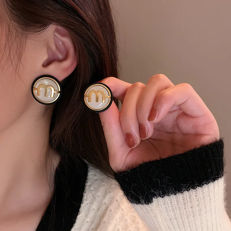 

Constellation Stud Earrings S925 Needle Korean High Jewelry Constellation Symbol M Jewelry Earrings Birthday Gift For Girls