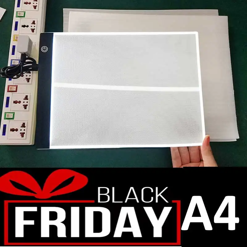 Световая панель a4 Tracer Usb Power light pad 3 уровня яркости для рисования световая доска