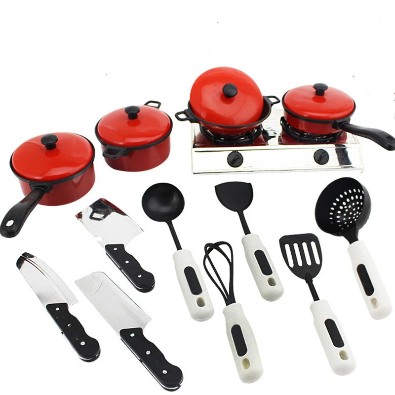 Хит продаж 17 шт. Игрушки для маленьких девочек детей кухонные принадлежности