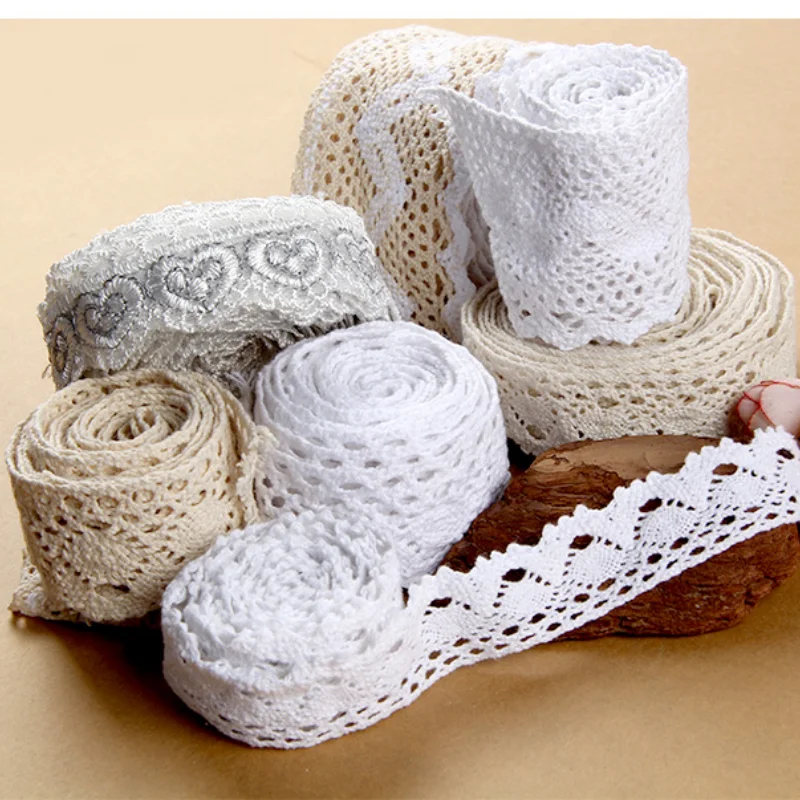 

1m color Lace Accessories Clothing diy Handmade Curtains Clothes Neckline Lace Ribbon Fabric Sewing On Home Textiles For Dress