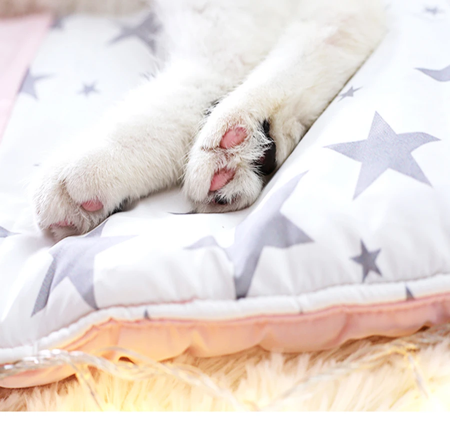 Hoopet мягкая подушка для сна собак и кошек удобная теплая кровать с принтом дивана