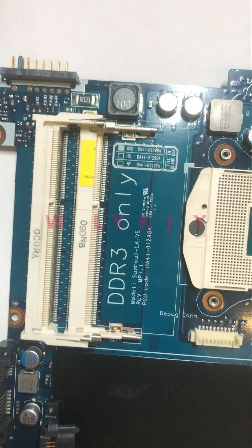 BA41-01298A для Samsung R440 R439 R480 ноутбук материнская плата BA92-06675B BA92-06675A PGA989 HM55 GPU ATI HD5470 100%