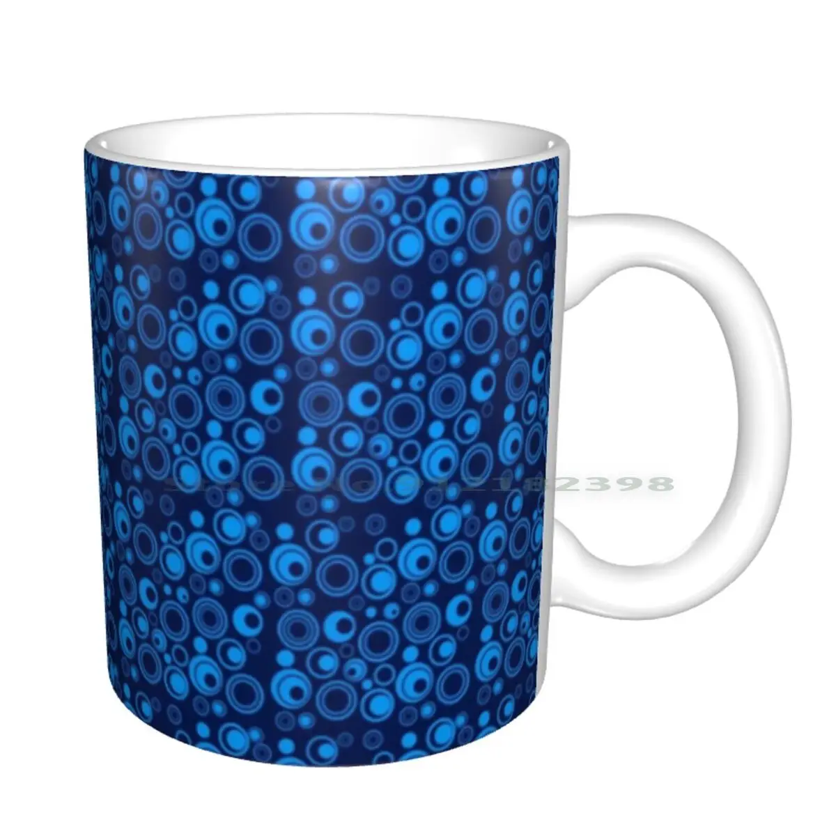 Latest Abstract Circle Pattern Design Ceramic Mugs Coffee Cups Milk Tea Mug Popular Trends Styles | Дом и сад