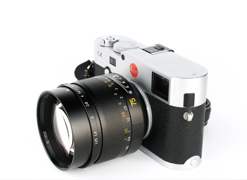 7artisans 75 мм F1.25 ручная фокусировка объектива для камер Leica M-Mount Leica M2 M3 M5 M6