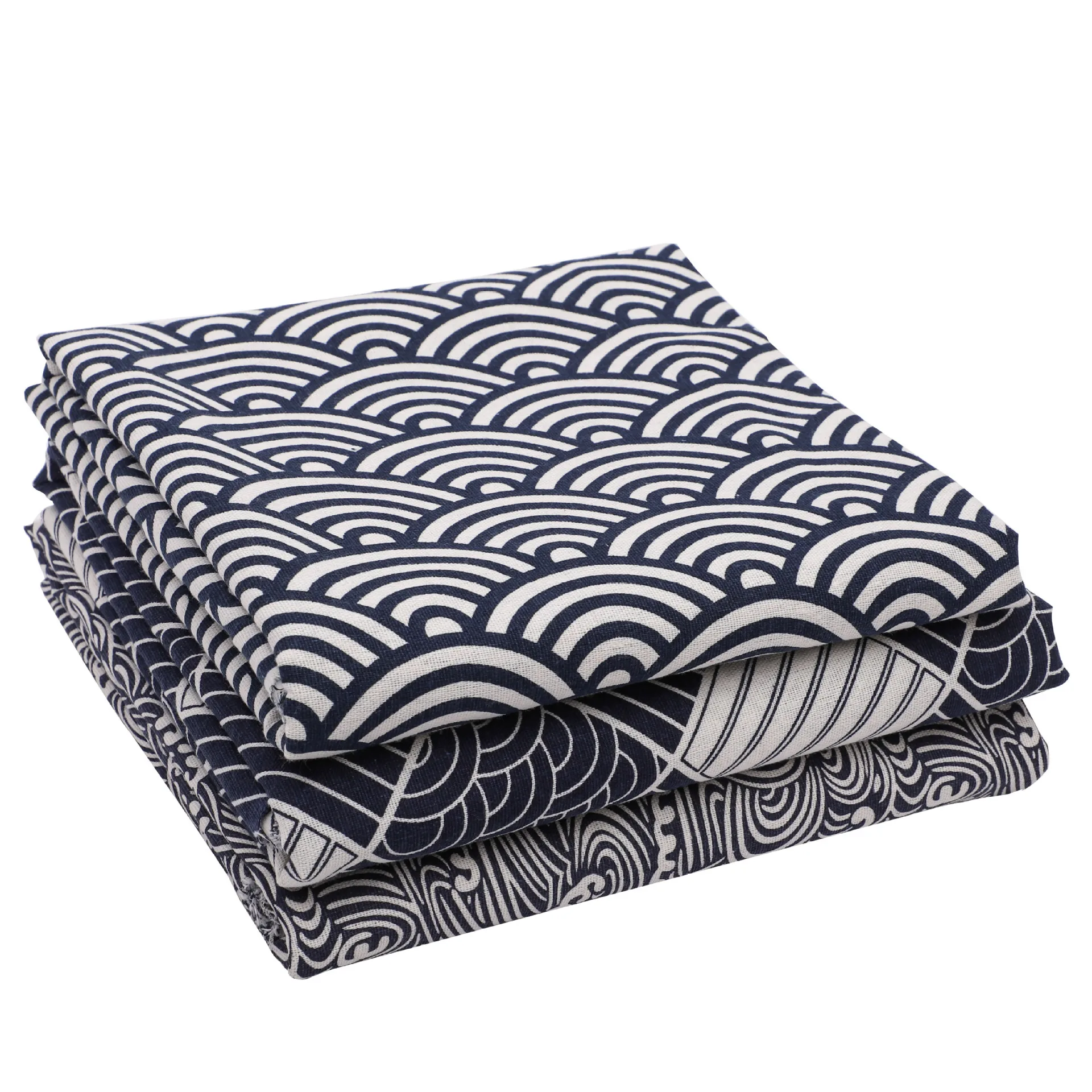 

Polyester Linen And Cotton Table Cloth Rectangular Japanese Style Blue Table Cloh Cover Home Kitchen Dining Decoration