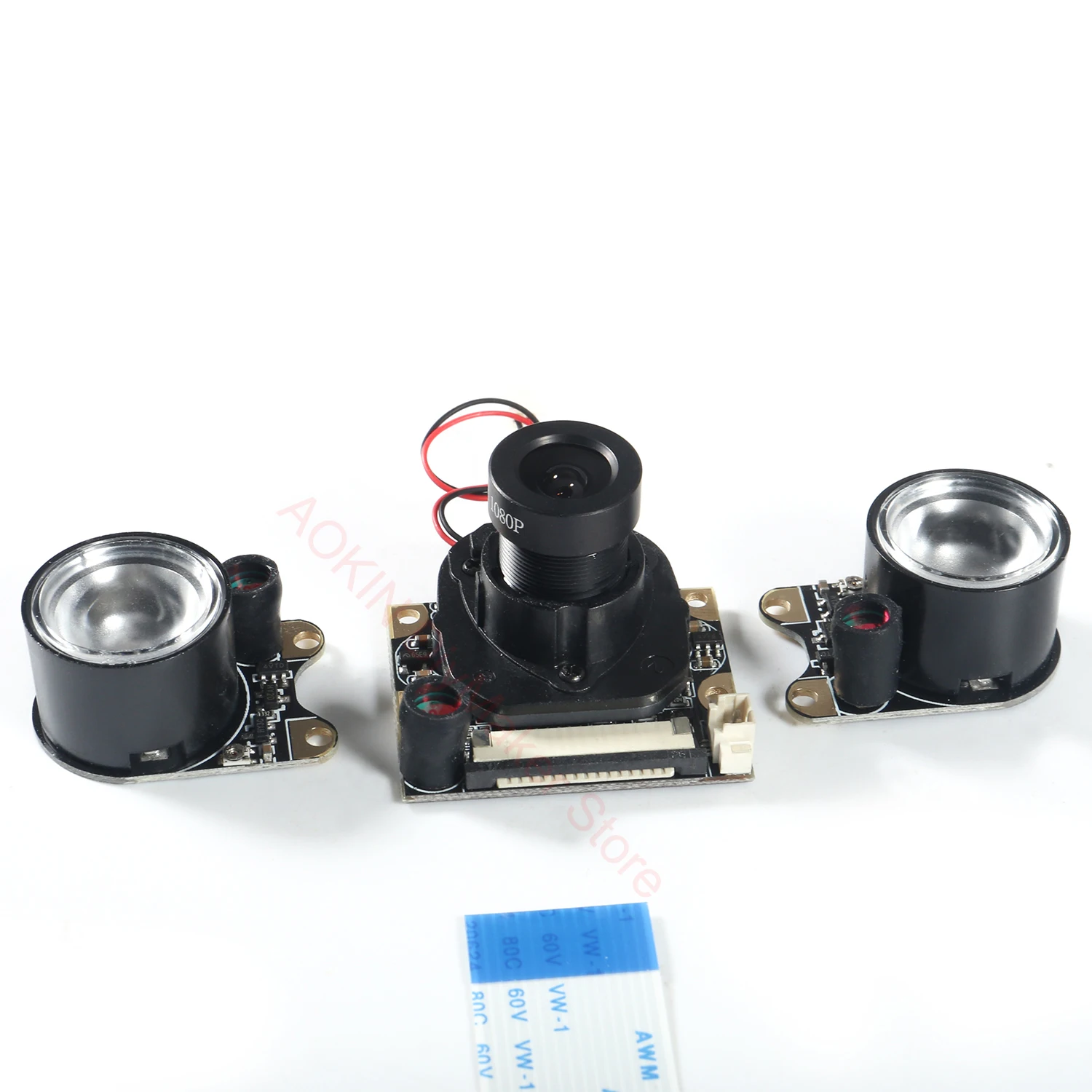 Raspberry pi Camera Day & Night Vision, IR-Cut Video Camera 1080p HD Webcam 5MP OV5647 Sensor for Raspberry Pi RPi 4 3 B B+