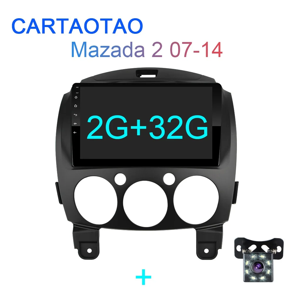2G-32G-SXT 2G+ 32G " Android 8,1 GO автомобильный Радио dvd-плеер для MAZDA 2/Jinxiang/DE/третьего поколения 2007- 2Din радио gps навигация WiFi - Цвет: 2G-32G-SXT