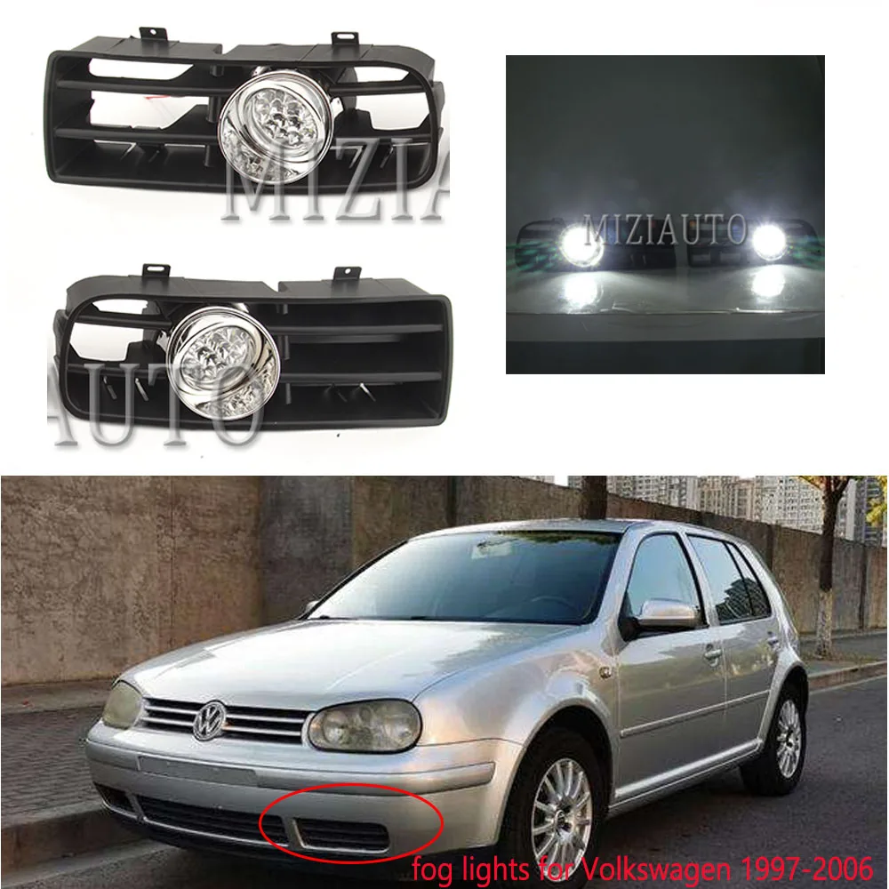 Светодиодсветильник Противотуманные фары для VW Golf 4 MK4 GTi TDI 1997-2006 автомобильные