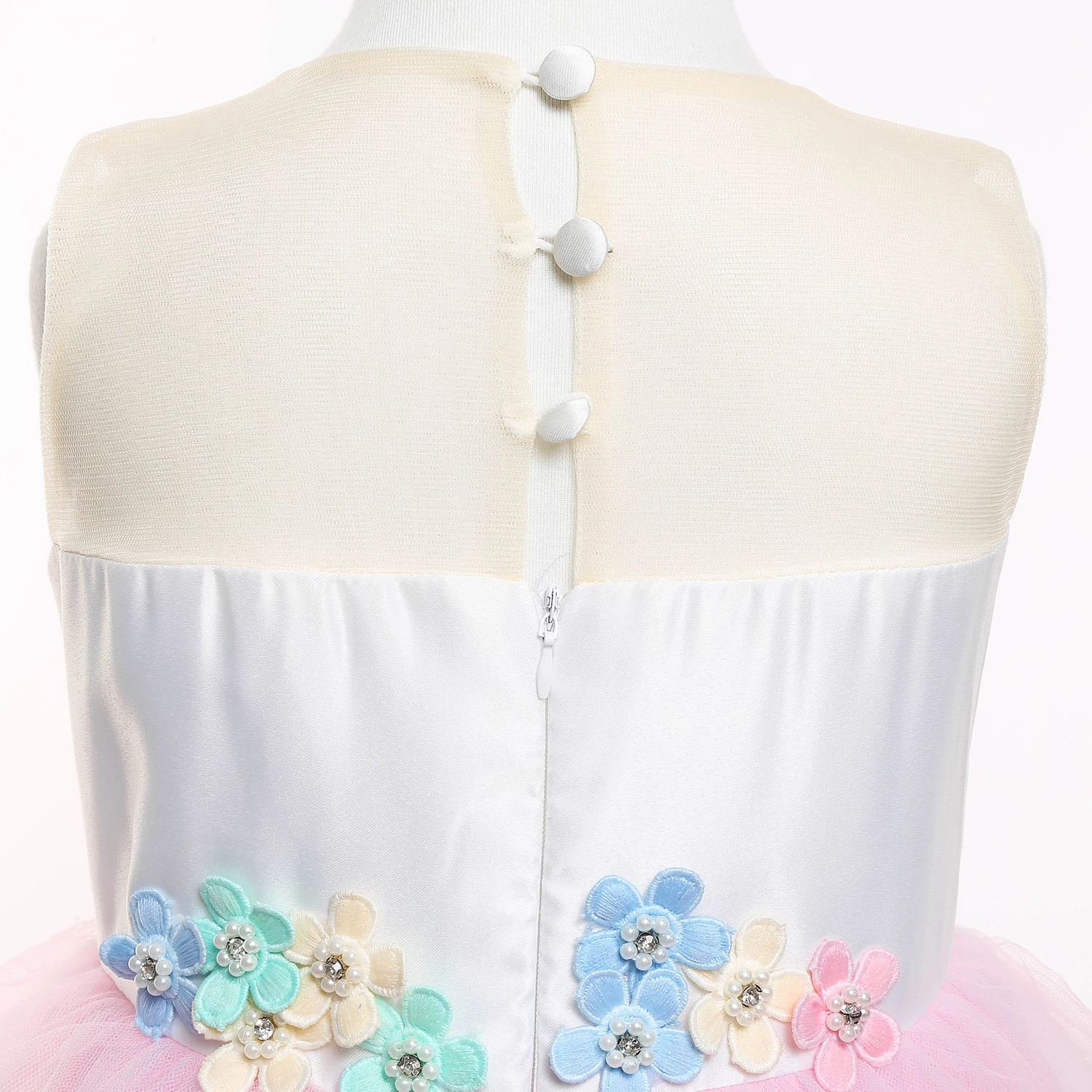 Костюм единорога для девочек длинное платье принцессы на день рождения