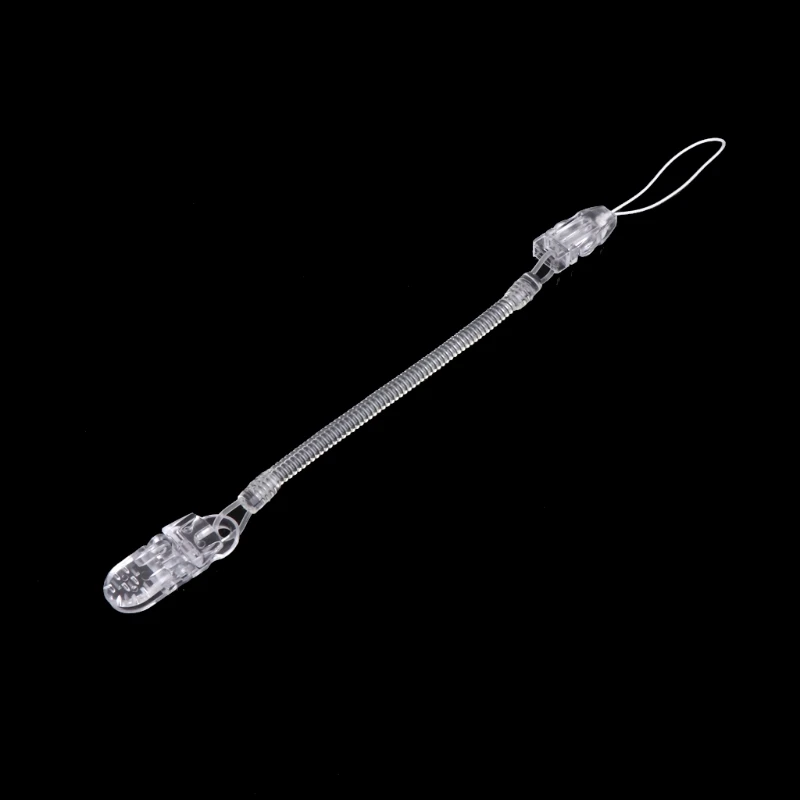 

Baby Infant Toddler Dummy Pacifier Spring Soother Nipple Clip Chain Holder Strap